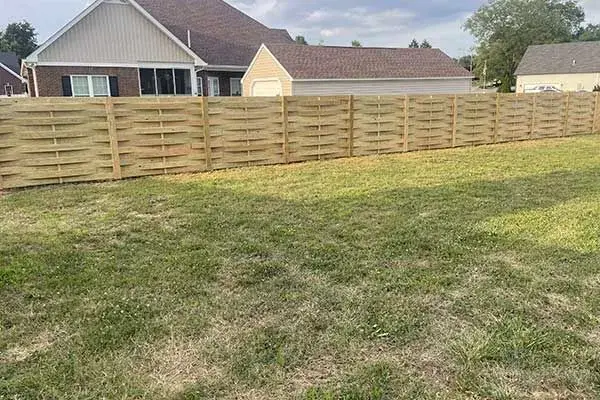Shadowbox wood fence, Bowling Green, KY